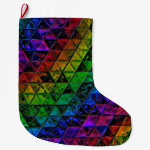 Pride Glass  Large Christmas Stocking