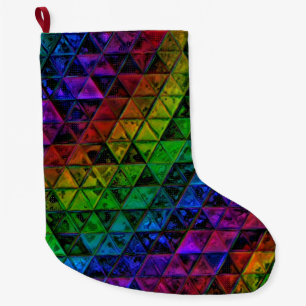 Pride Glass  Large Christmas Stocking