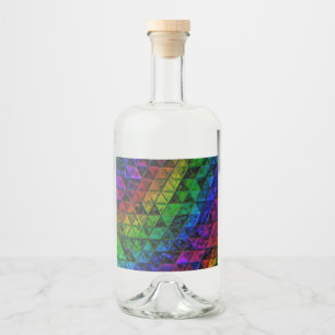 Pride Glass  Liquor Bottle Label