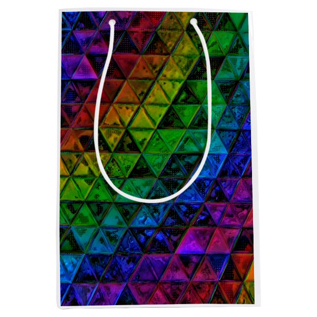 Pride Glass  Medium Gift Bag (Front)