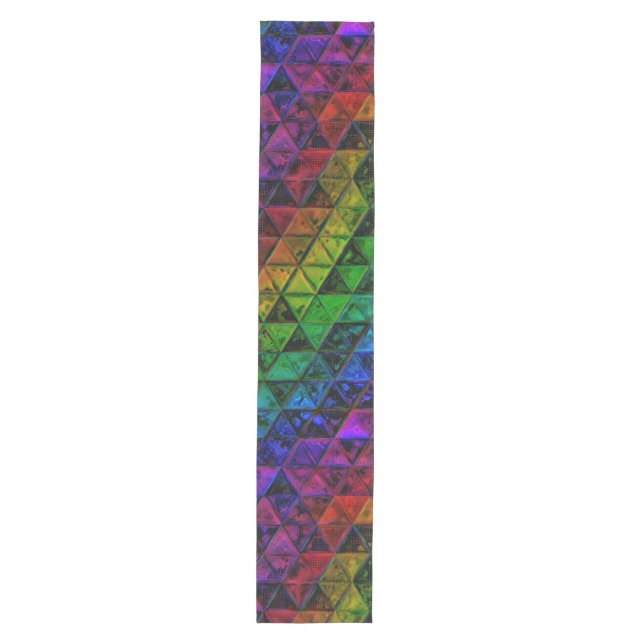 Pride Glass  Medium Table Runner (Front)