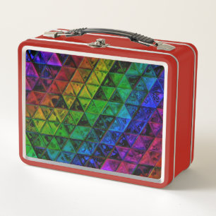 Pride Glass  Metal Lunch Box