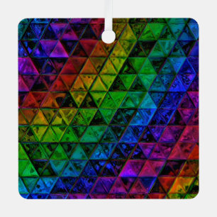 Pride Glass  Metal Tree Decoration