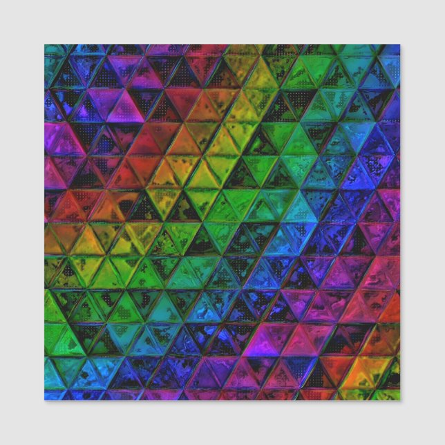 Pride Glass  Name Tag (Front)