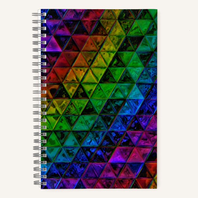 Pride Glass  Notebook (Front)