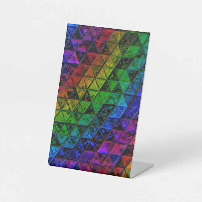 Pride Glass  Pedestal Sign (Front)