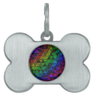 Pride Glass  Pet ID Tag
