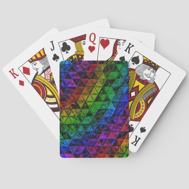 Pride Glass  Playing Cards (Back)