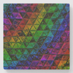 Pride Glass  Stone Coaster