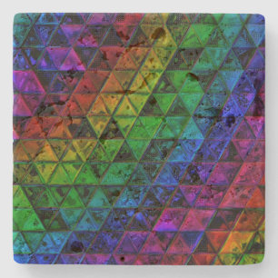 Pride Glass Stone Coaster