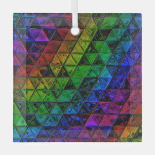 Pride Glass  Tree Decoration