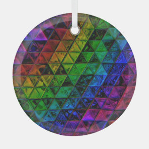 Pride Glass Tree Decoration