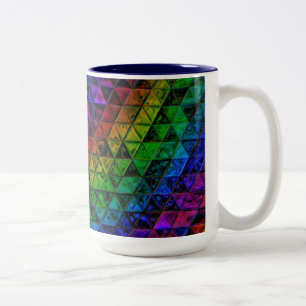 Pride Glass  Two-Tone Coffee Mug