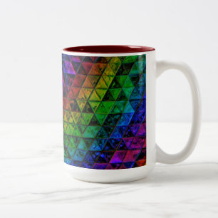 Pride Glass Two-Tone Coffee Mug