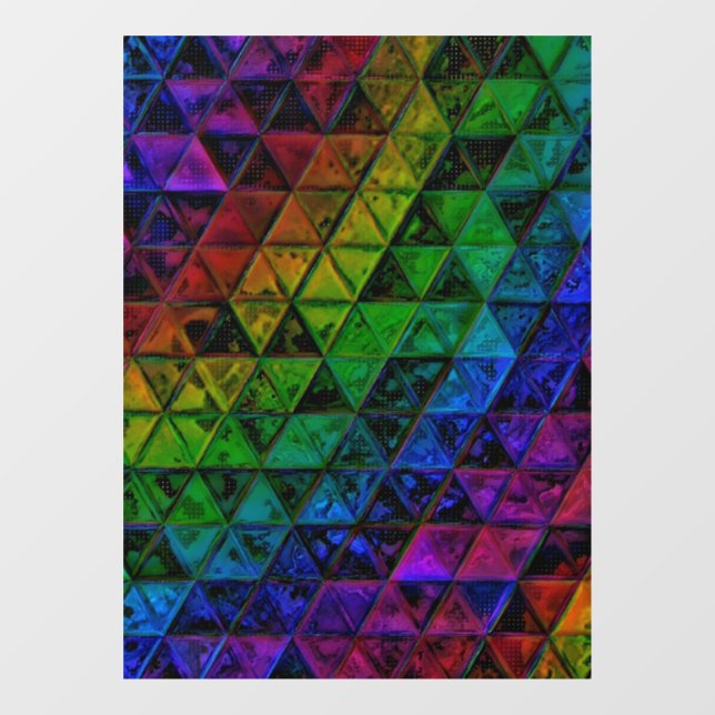 Pride Glass  Window Cling (Sheet)