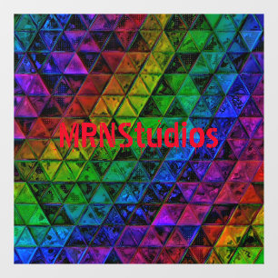 Pride Glass Window Cling