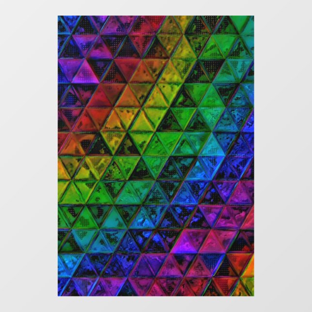 Pride Glass  Window Cling (Sheet)
