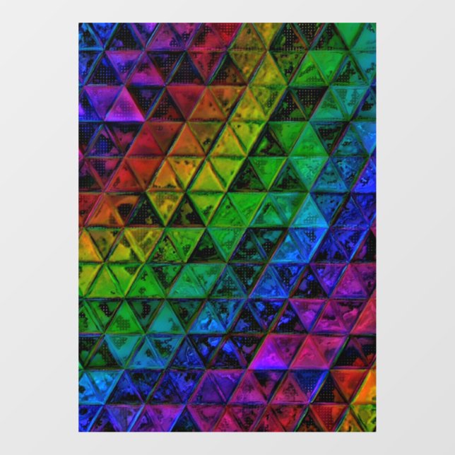 Pride Glass  Window Cling (Sheet)