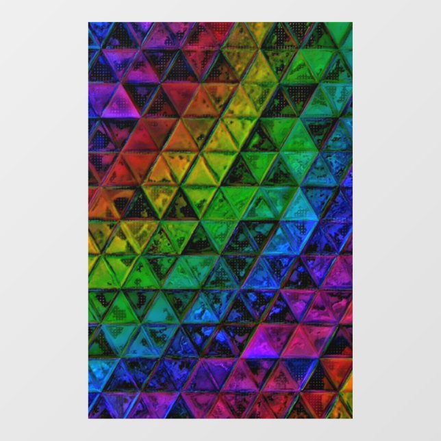 Pride Glass  Window Cling (Sheet)
