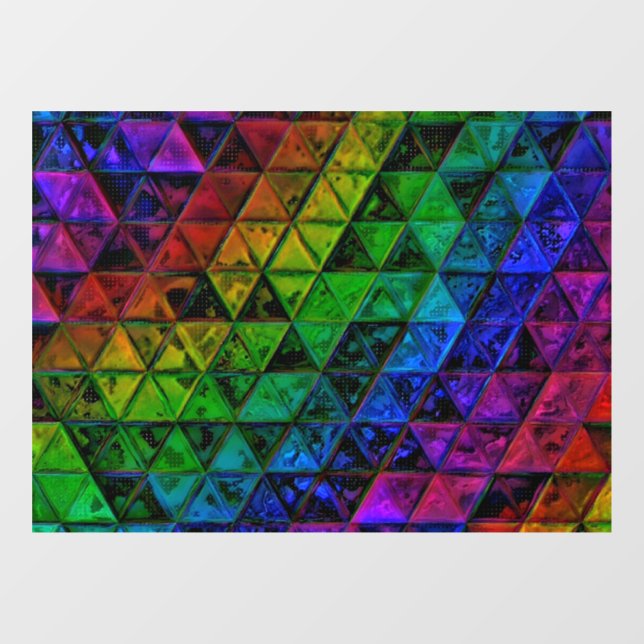 Pride Glass  Window Cling (Sheet)