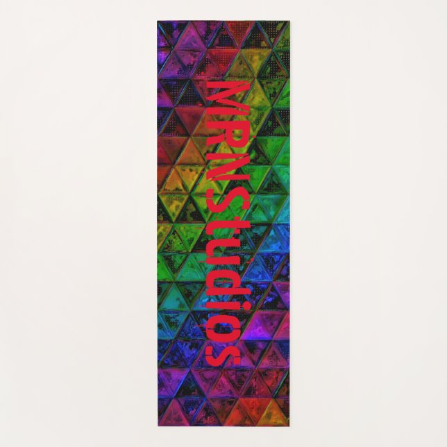 Pride Glass  Yoga Mat (Front)