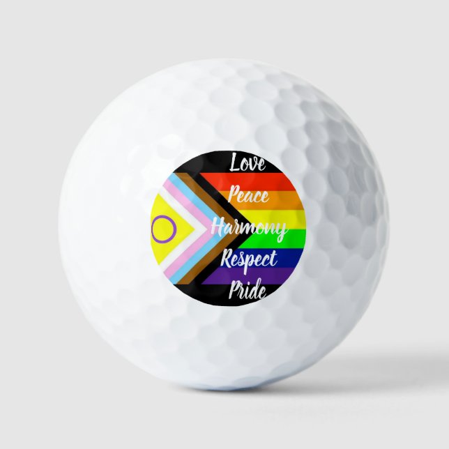 Pride Golf Balls (Front)