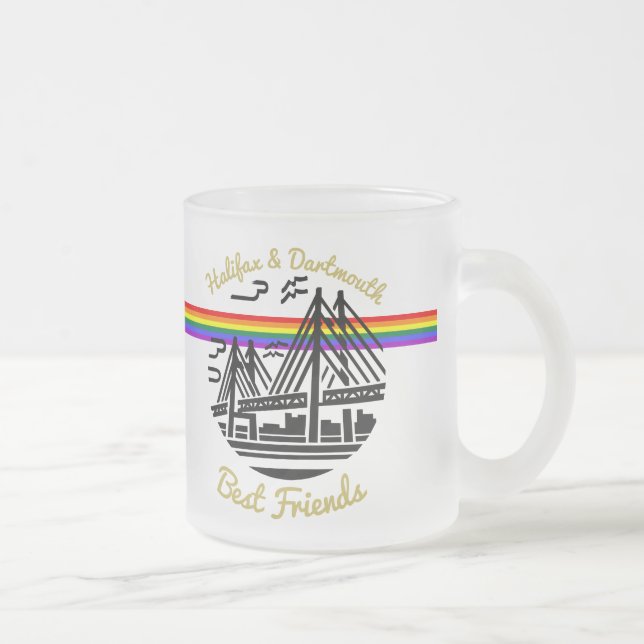 Pride Halifax Dartmouth friends rainbow cup (Right)