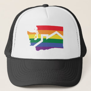 Pride Hat, Logo Only Trucker Hat