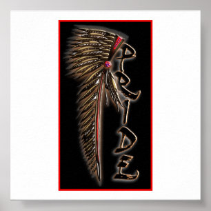 PRIDE HEADDRESS 1A POSTER