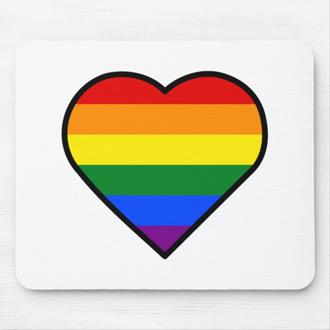 PRIDE HEART MOUSE MAT (Front)