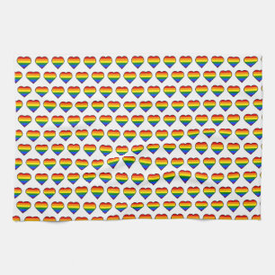 PRIDE HEART TEA TOWEL