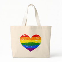 Pride Hearts Crayon Rainbow LGBT Flag Heart