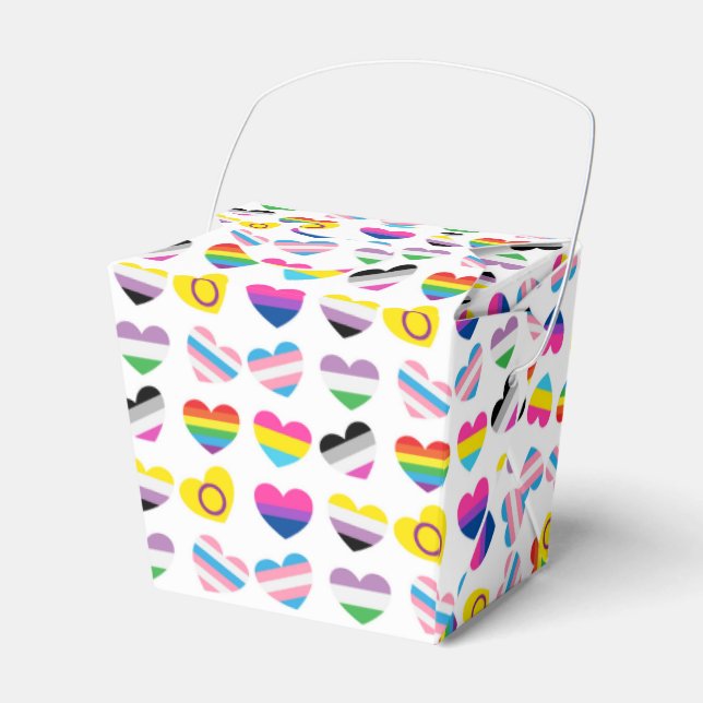 Pride Hearts Favour Box (Front Side)