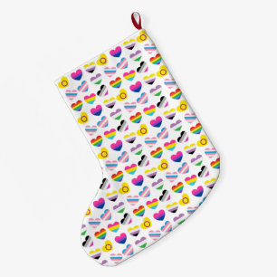 Pride Hearts Stocking