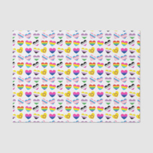 Pride Hearts Tissue Paper