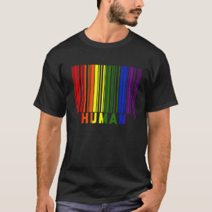Pride Human Barcode Rainbow T-Shirt