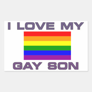 PRIDE- I LOVE MY GAY SON - STICKER