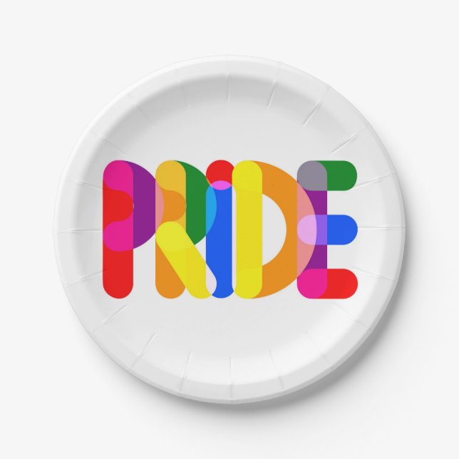 Pride in Design Paper Plate (Front)