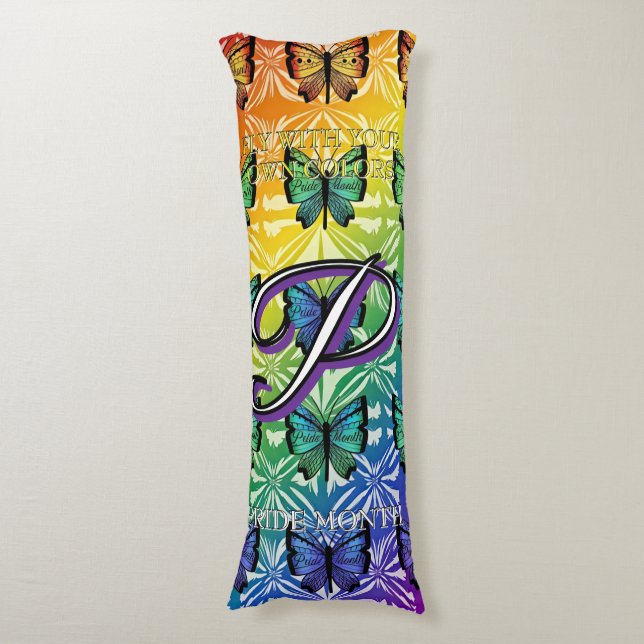 Pride in Flight Collection Body Cushion (Front Vertical)