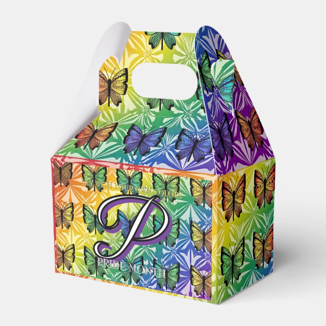 Pride in Flight Collection Favour Box (Front Side)