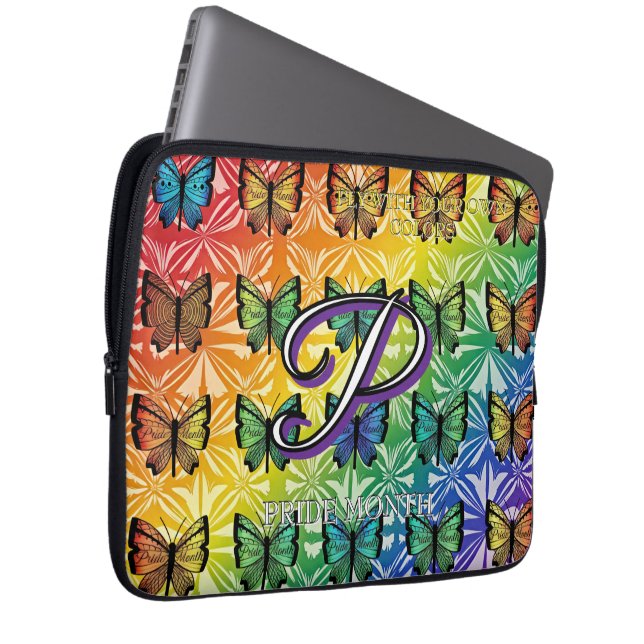 Pride in Flight Collection Laptop Sleeve (Front Right)