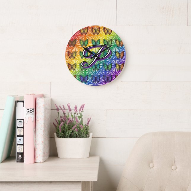 Pride in Flight Collection Large Clock (Reading Room)