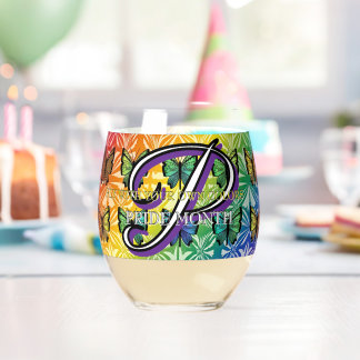 Pride in Flight Collection Stemless Wine Glass