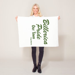 Pride in Our Town Billerica Pride Fleece Blanket