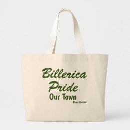 Pride in Our Town Billerica Pride Large Tote Bag