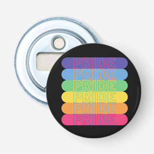 Pride in rainbow colours            bottle opener