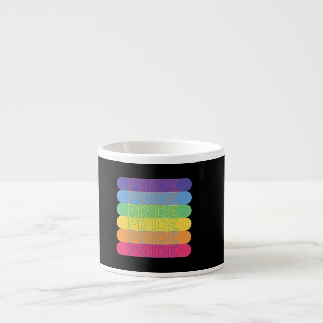 Pride in rainbow colours                espresso cup (Front)
