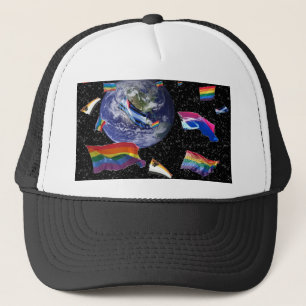 Pride in Space Trucker Hat
