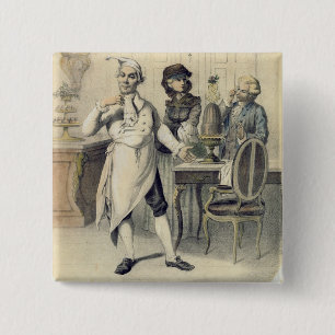 Pride in the Kitchen, from a series of prints depi 15 Cm Square Badge