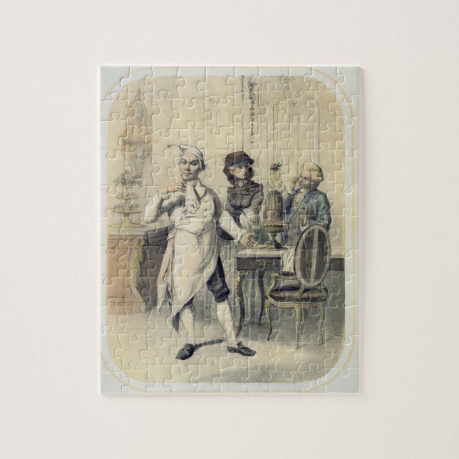 Pride in the Kitchen, from a series of prints depi Jigsaw Puzzle (Vertical)